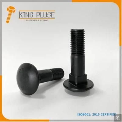 Round Head Square Neck Bolt DIN603 Black Oxide