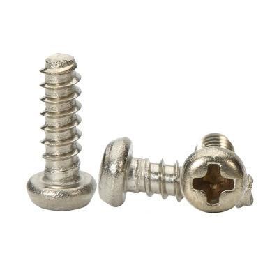 Cross Recessed Pan Head Phillips Stainless Steel Furniture Hardware Screws