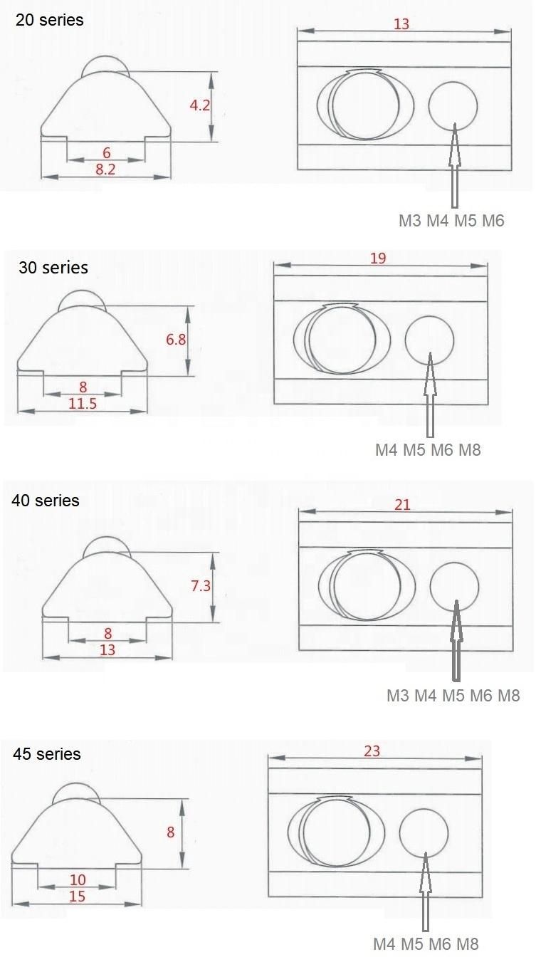Factory Stock Stainless Steel 304 M6 Spring Lock Cage Nut