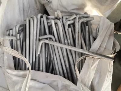 Hot Galvanizing - Grade 8.8 - M18 - L Type Bolt - Carbon Steel - 42cr