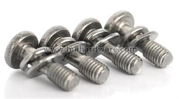 SUS304 Lock Screw with Washers Attached for Computer Case