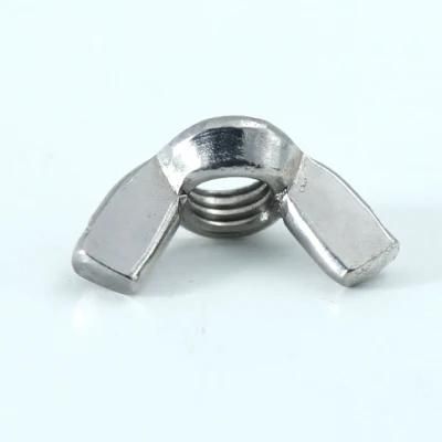 China Fastener Manufacturer M2.5 SS304 Butterfly Nuts Precision Casting DIN315 Stainless Steel Wing Nut