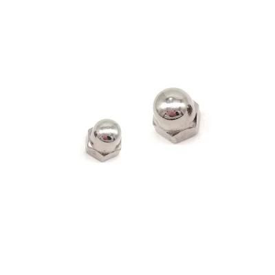 Stainless Steel 304 316 Hex Dome Cap Nuts with Fine Pitch Thread