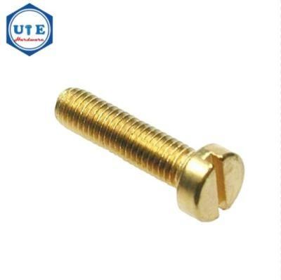 Slotted Drive Cheese Head Brass Machine Screw DIN84