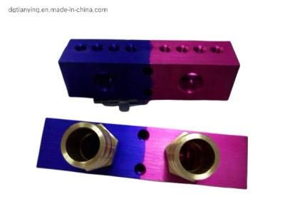 Aluminum Current Divider with Brass Plug