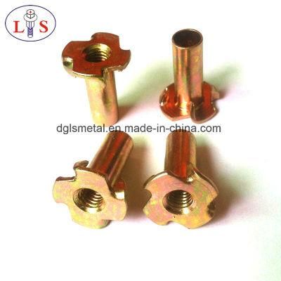 High Quality Color Zinc Plated T Nut and Insert Nut