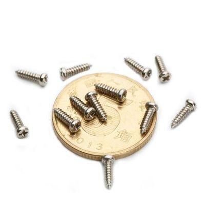 Micro Small Steel Round Phillips Cross Pan Head Tapping Screws
