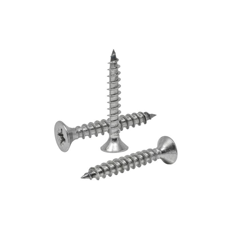 China Factory Supply Chipboard Screws Csk Pozi Stainless Steel