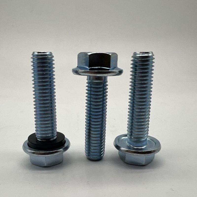 DIN6921 Flange Screw Flange Bolt M10X40 for Silo
