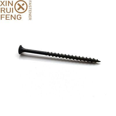 Half Thread Drywall Screw Black Phosphate Bugle Head Plasterboard Screw Wholesale