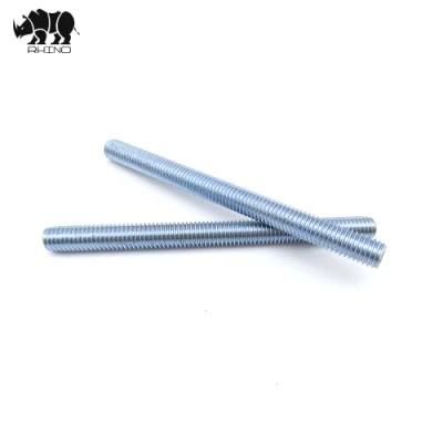 DIN975 DIN976 Thread Bars ASTM B7 Standard Carbon Steel Galvanized M6 Threaded Rod