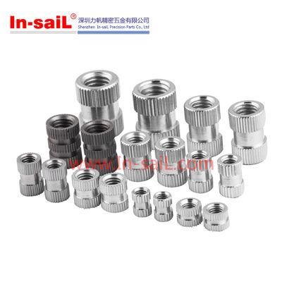 Stainless Steel Straight Knurled Insert Nut