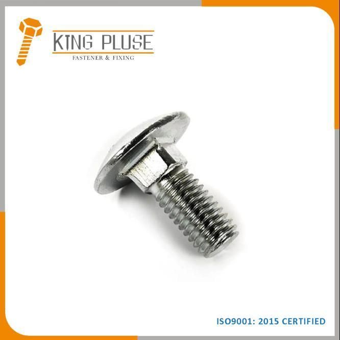 DIN603 Grade 4.8 Zinc Plated Carriage Bolt, Galvanzied Metric