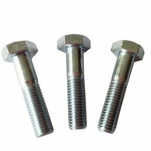 DIN933 DIN931 White Yellow Zinc Plated Galvanized Hex Bolt