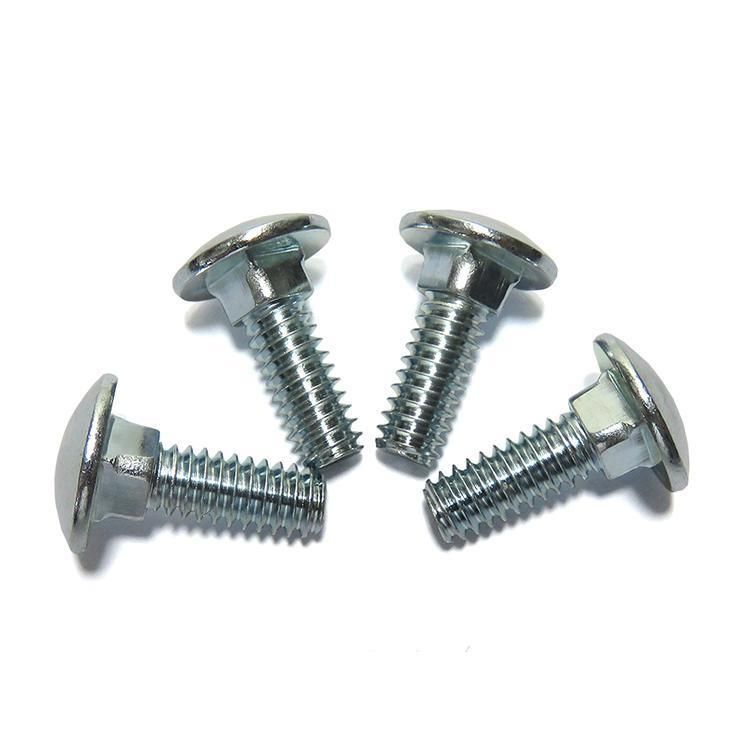 DIN603 Carriage Bolt Carbon Steel Galvanized Carriage Bolt/ Round Head Square Neck Bolt/Mushroom Head Bolt