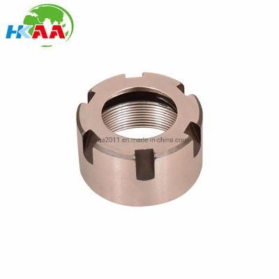 High Precision CNC Machining Mini Left Hand Thread Collet Nut