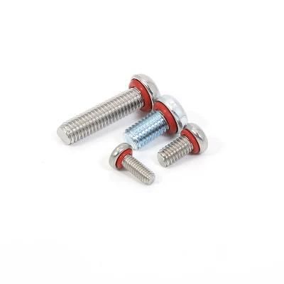 Security Torx in Pin Stainless Steel Customized Screws with O Ring Gasket