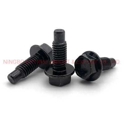 Factory Customized Wholesale Black Oxide Surface Treatment Carbon Steel High Quality Flange Bolts