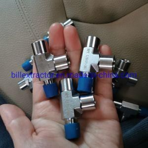 Stainless Steel 304 1/8inch Compression Fittings Female to Female to Male Tee