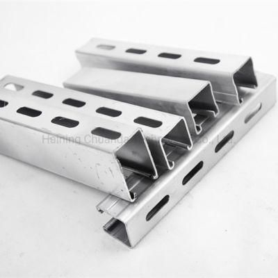 Galvanized Slotted Steel Strut Channel for Seismic Bracing Support System