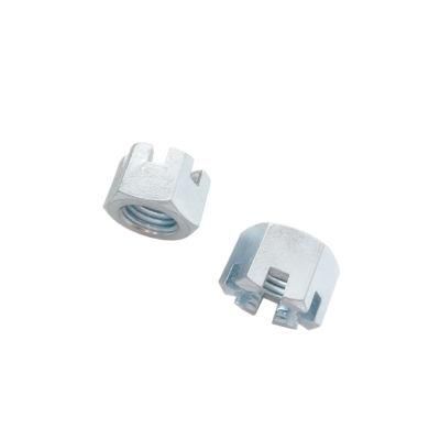 Hex Slotted Nut DIN935 with Zp