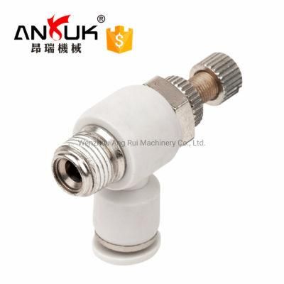 2 Way Speed Control Air Pneumatic Quick Push Fitting