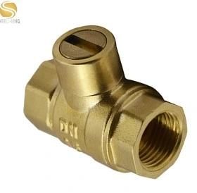 Brass Magnetic Lockable Ball Valve with Key