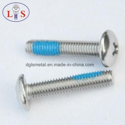 Ss 304 Bolt Stainless Steel Pan Head Bolt with Nylok