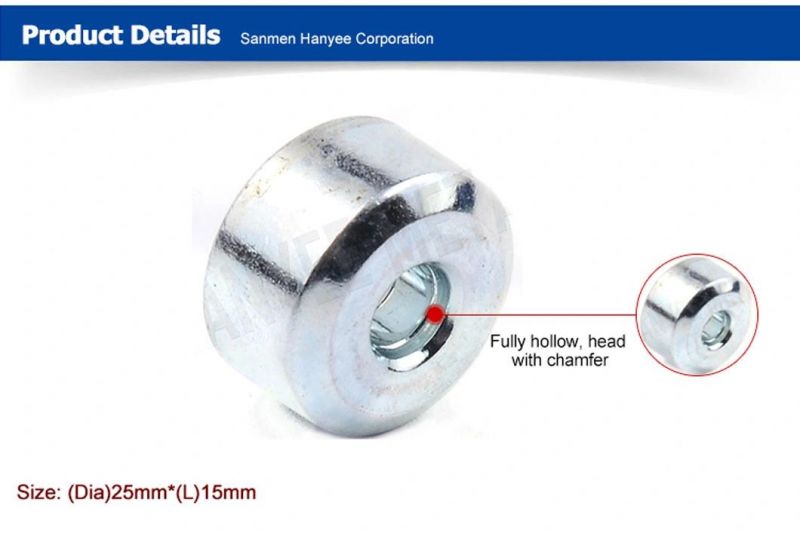 Industries Hardware Fastener Customized Smooth Chamfer Rivet