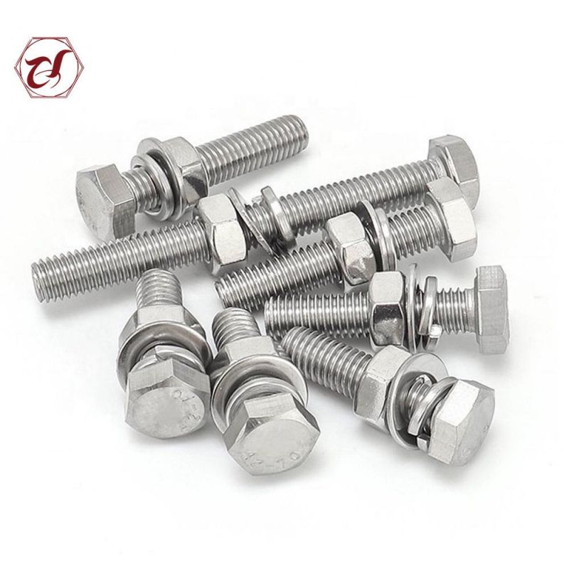 M6 DIN933 Stainless Steel A2-70 Hex Bolt