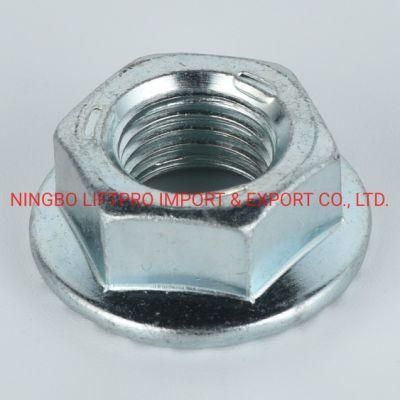 Flange Lock Nut DIN6923 Carbon Steel Hex Flange Nut