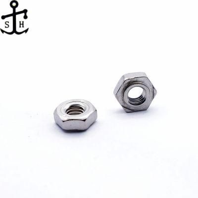 JIS B 1196 (H 1A/1B) M5 Stainless Steel SUS 304 Ss Hex Hexagon Weld Nuts