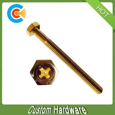 Hex Head Metal Screws Slotted Hex Head Machine Screw