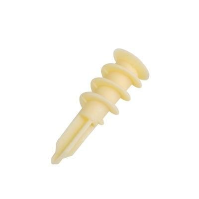 New Design Durable Yellow Self-Drill Plastic Drywall Anchor