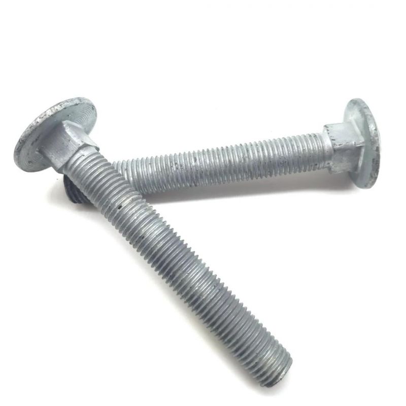Cup Head Square Neck Bolts, Zinc Plated Carriage Bolt