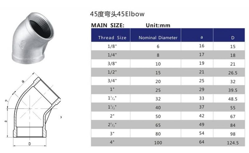 Male Elbow Stainless Steel Pipe Fitting