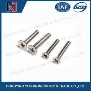 Yb819 Stainless Steel Cross Recessed Countersunk Head Screw