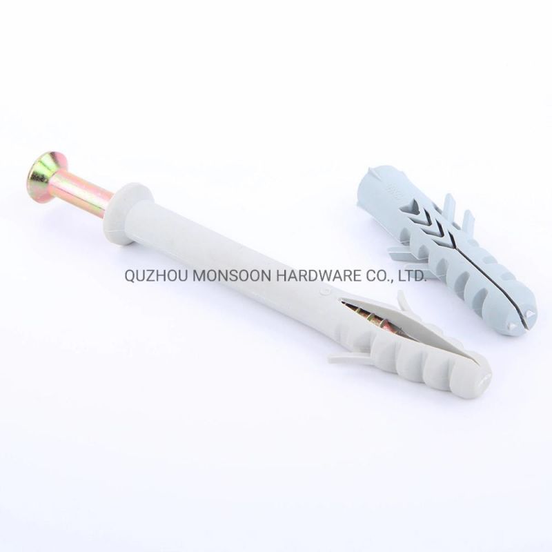 Nylon Hanmmer Framing Fixing Anchor with Two Wings