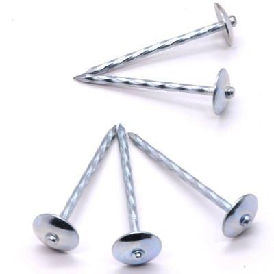 2 Inches, 2.5inch Galvanized Umbrella Head Roofing Nails Exported to Nigeria