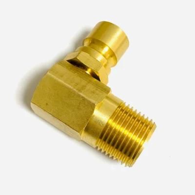 Dme Brass Pipe Plugs Male 90 Deg Elbow Fitting
