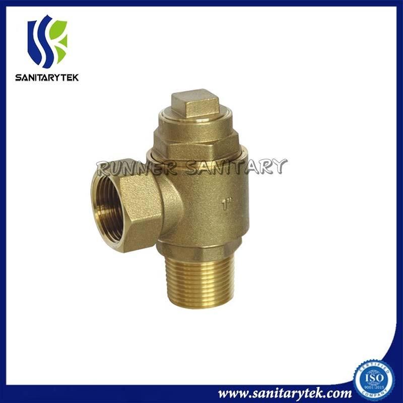 China Factory Male Forged Brass Ferrule Cock Valve