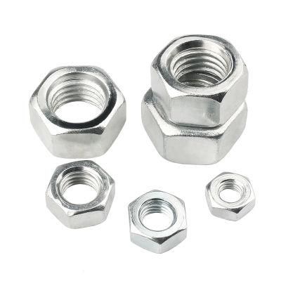 China Manufacture Heavy Hex Head Coupling Nuts DIN 934 M3 M6 M10 M12 M25 M32 M60 M64 Hot DIP Galvanized Stainless Steel Hex Nut