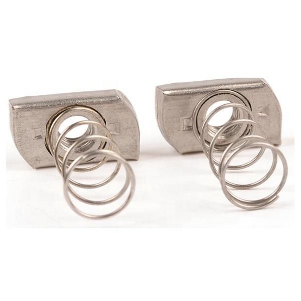 Spring Channel Nut Lock Nut Long Spring Nut Square Head Stainless Steel 304