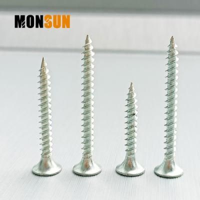 JIS Bright Zinc Plated Fine Thread Bugle Head Plasterboard Screw/Head White Painted Ceiling Screws