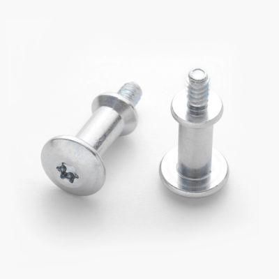 OEM Automatic Lathing Aluminum/Brass/Steel Flange Weld Kurled Lock Insert Bolts