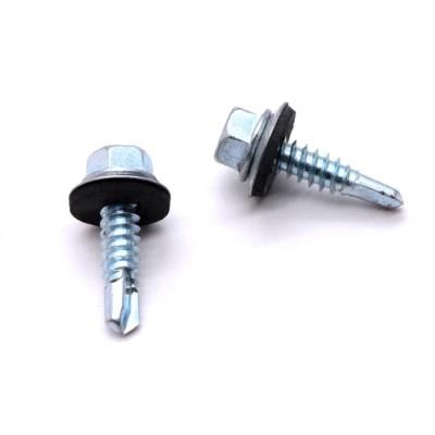 Self Tapping Self Drilling Screw Hexagon Head Screw Zinc Plated