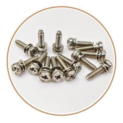 Hexagon Socket Head Cap Screws and Plain Washer Assemblies A2-70/A4-70 Passivated, CS35K Blue White Zinc Diameter M2-M10