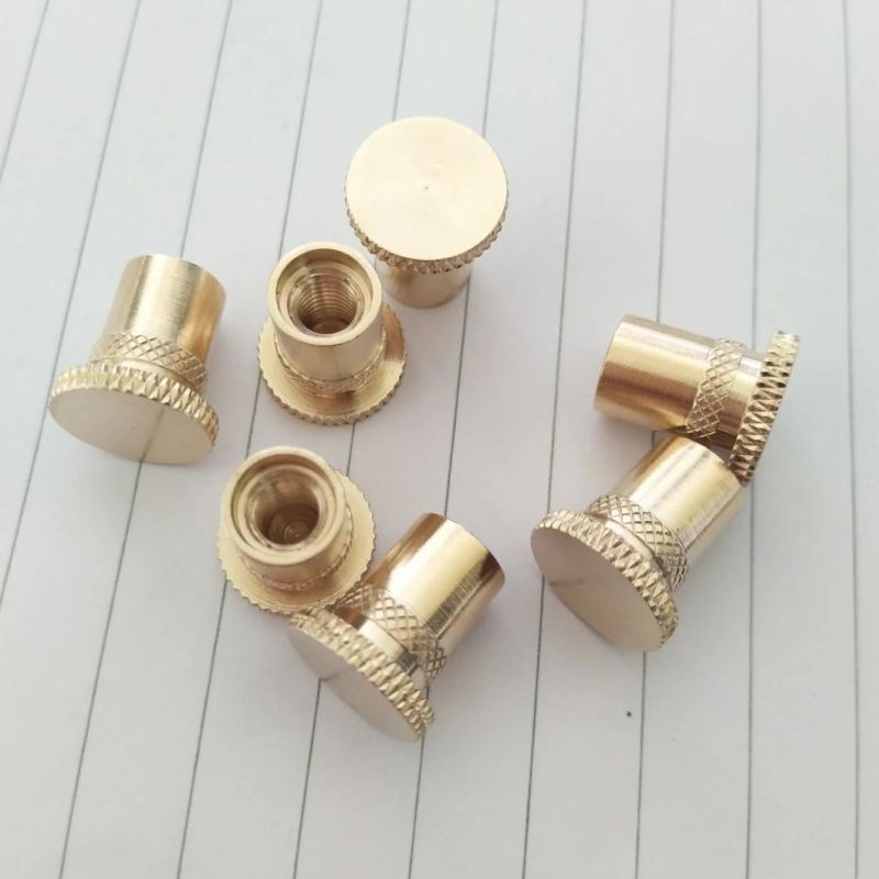 Brass Knurling Flange Nut, Internal Thread Nut, Insert Nut, Round Head Nuts