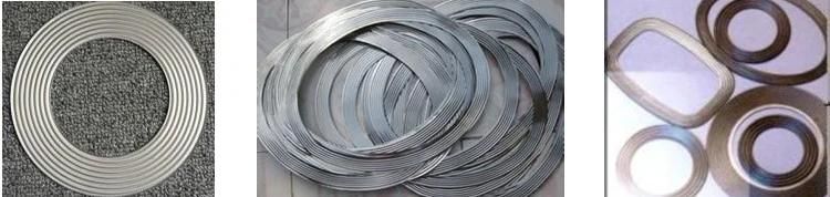 Spiral Wound Gasket 600lb, 1/8" THK, Flexible Graphite W/304 or 316 Ss ASME B16.20