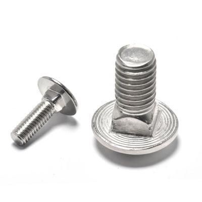 DIN603 M4 Lag Bolts Inox 304 Coach Bolt Carriage Bolt